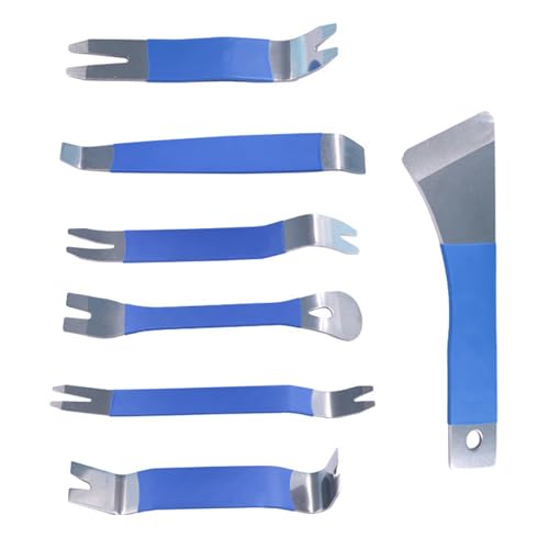 weiting Innenverkleidung Entfernungswerkzeug Set - Kratzsicheres Hebelwerkzeug Set Auto 7-teilig,Ergonomisches Entfernungswerkzeug für Kfz-Innenmontage von Türen und Fenstern von WEITING