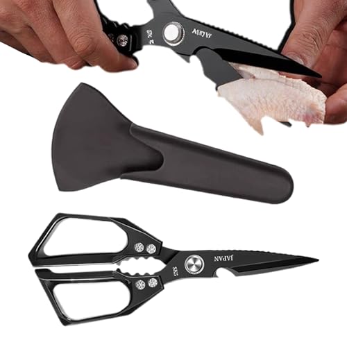 weiting Küchenschere - Ergonomische Allzweck-Küchenschere - Rutschfeste Schneidewerkzeug Tragbar Für Stoffe Haushalt Köche Restaurant Garten weiting Küchenschere - Ergonomische Allzweck-Küchenschere - Rutschfeste Schneidewerkzeug Tragbar Für Stoffe Haushalt Köche Restaurant Garten von WEITING