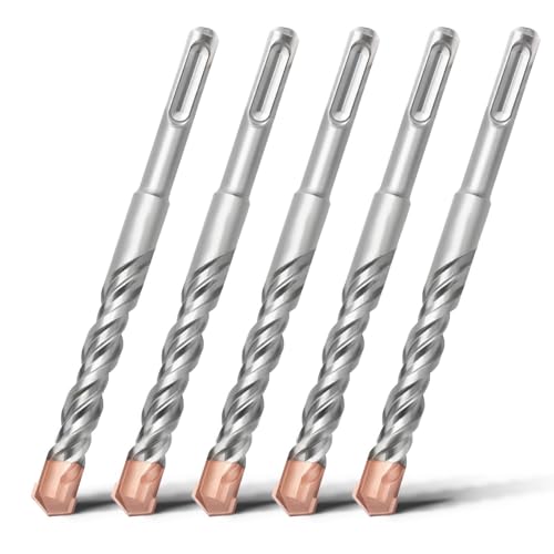 Betonbohrungen, SDS Plus Mauerwerk Bohrer Bit Wolframkarbid Spitze Mehrere Größen for Beton Ziegel Stein(12mm x 160mm x 5) von WEITINGKKK