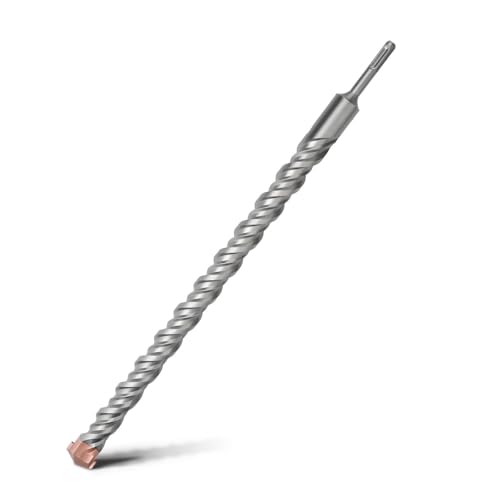 Betonbohrungen, SDS Plus Mauerwerk Bohrer Bit Wolframkarbid Spitze Mehrere Größen for Beton Ziegel Stein(35mm x 500mm) von WEITINGKKK