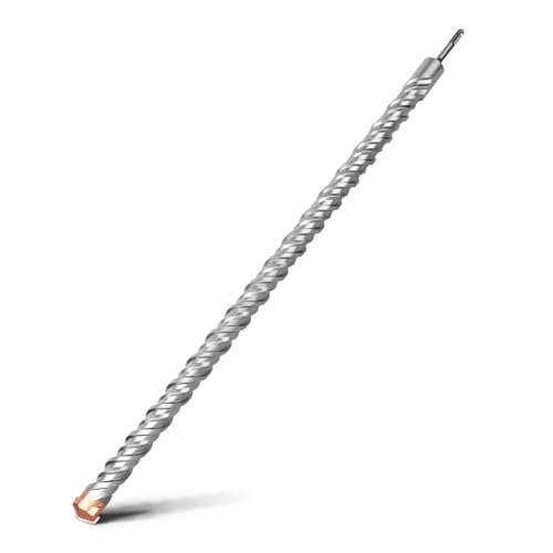Betonbohrungen, SDS Plus Mauerwerk Bohrer Bit Wolframkarbid Spitze Mehrere Größen for Beton Ziegel Stein(38mm x 800mm) von WEITINGKKK