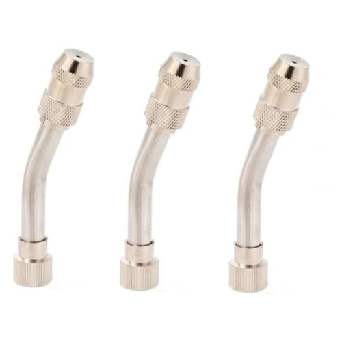 Düsen Spitze, Verstellbare Düse aus Messing, 1,5 mm, M14 x 1,5 mm, mit Unterlegscheibe, O-Ring, 2–10 Stück, mehrere Größen(Extended Elbow Nozzle,4pc) von WEITINGKKK