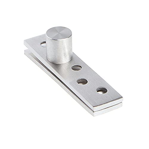 Edelstahlscharniere, Edelstahl 360 Grad drehbare Tür Scharnier Pivot Up Down Welle mehrere Größen Silber(1,75x18x3mm) von WEITINGKKK