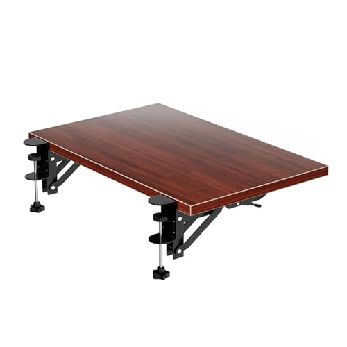 Erweiterungsfach für den Tisch, Tastatur-Plattform-Extender, Klemm-auf-Tastatur-Tischhalterung, Faltbarer Schreibtisch-Extender, Punch-Free, Armlehnenunterstützung, for Offi(Red,W 30*L 100cm) von WEITINGKKK