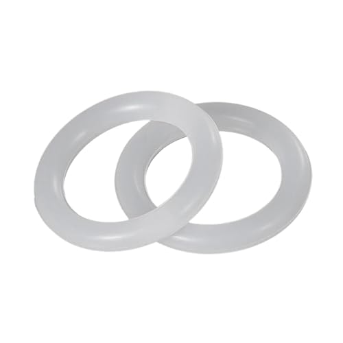 Gummi-O-Ring, 2er-Pack VMQ O-Ring-Dichtung, weiß, mehrere Größen(2.65mmx290mmx295.3mm) von WEITINGKKK