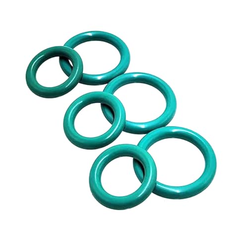 Gummi-O-Ring, FKM O-Ring Fluorkautschuk 20 Stück Grün 3,1 mm Drahtdurchmesser Mehrere Größen(3.1mmx10.8mmx17mm) von WEITINGKKK