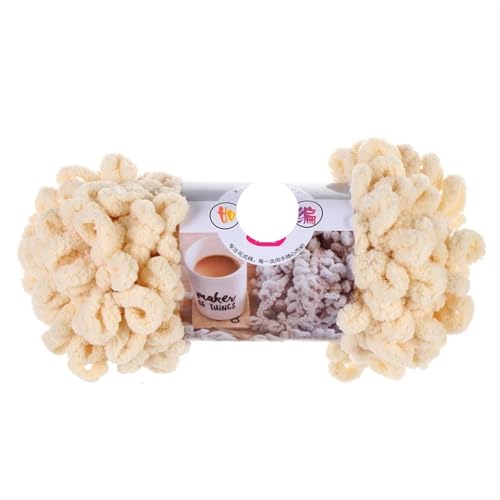 Hakenfeder, 1pc 100g Dickes Garn for Stricken DIY Hand Gestrickte Hause Kissen Decke Kreis Linie Chenille(Color-3) von WEITINGKKK