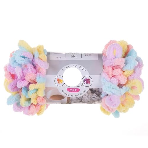 Hakenfeder, 1pc 100g Dickes Garn for Stricken DIY Hand Gestrickte Hause Kissen Decke Kreis Linie Chenille(Color-30) von WEITINGKKK