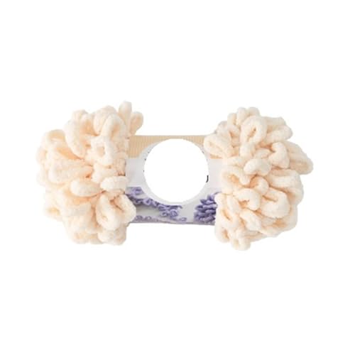 Hakenfeder, 6pc DIY Hand Gestrickte Hause Kissen Decke Finger Kreis Garn Dicke Hand Stricken Polyester Garn Chunky(Color-06) von WEITINGKKK