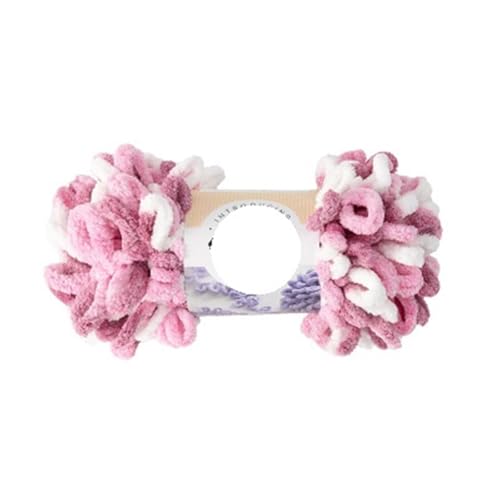 Hakenfeder, 6pc DIY Hand Gestrickte Hause Kissen Decke Finger Kreis Garn Dicke Hand Stricken Polyester Garn Chunky(Color-09) von WEITINGKKK