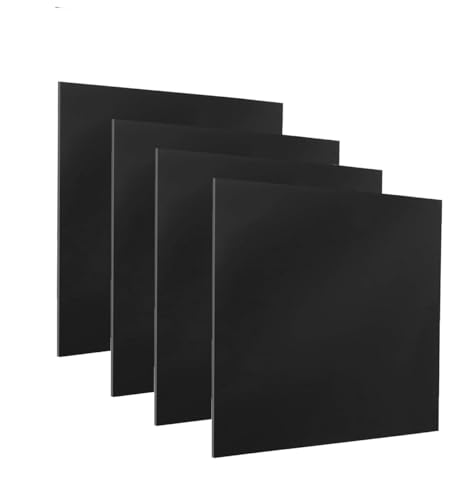 Harzschichten, Bakelit-Phenolharz-Leiterplatten, 100 mm x 100 mm, schwarz, Dicke 3–30 mm, 23 Stück(4mm 4 tablets) von WEITINGKKK
