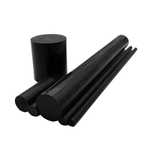 Hochdichte Polyethylen-Rundstange, 1 Stück schwarzer PA6-Nylonstab, 10–100 mm Durchmesser, 250 mm Länge(80mm) von WEITINGKKK