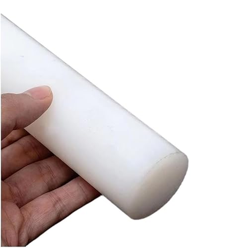 Hochdichte Polyethylen-Rundstange, 10 Stück weiße PA6-Nylonstäbe, 100 mm Länge, 5–50 mm Durchmesser(50mm) von WEITINGKKK