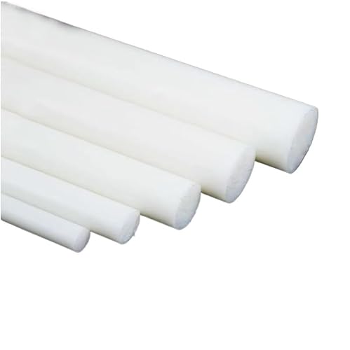 Hochdichte Polyethylen-Rundstange, Nylonstange, weiß, 500 mm, mehrere Größen, 1 Stück(40mm) von WEITINGKKK