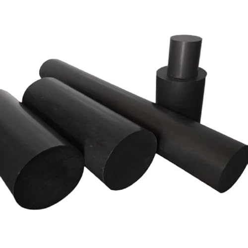 Hochdichte Polyethylen-Rundstange, PA6 Nylonstäbe, Schwarz, 5–50 mm x 100 mm, 10er-Pack(10mm) von WEITINGKKK