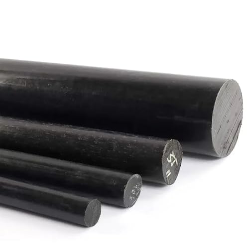 Hochdichte Polyethylen-Rundstange, Schwarzer PA6-Nylonstab 10–100 mm x 500 mm for Zahnräder und Maschinenteile(65mm) von WEITINGKKK