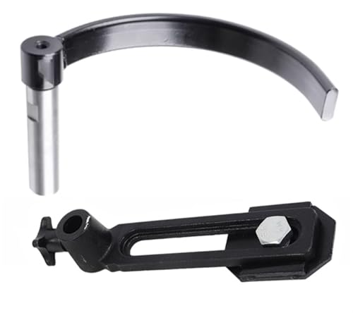 Holzwerkzeug Messer, Drehbank-Werkzeugauflage-Set aus legiertem Stahl und Gusseisen, rund, 210 mm, 2er-Pack, mehrere Größen(Column length 85mm) von WEITINGKKK