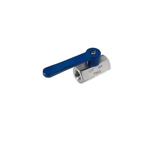 Kugelhähne im Innern, Kugelhahn aus Edelstahl 304 mit langem Griff, Adapteranschluss, mehrfarbig, mehrere Größen(Blue Female,BSP1I2) von WEITINGKKK