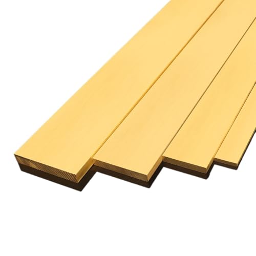 Messing-Flachstangenmaterial, 10–12 mm dicke, 500 mm lange Messingplatten, Messing-Metallmühlenmaterial for die Messerherstellung, Heimwerkerhandwerk(10mm*100mm*500mm) von WEITINGKKK
