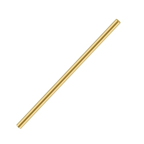 Runde Kupferstangen, H59 Messing Stange Runde Bar Gold Durchmesser 2-12mm Länge 50-200mm for DIY Messer Griff Material(80mm x 8mm) von WEITINGKKK