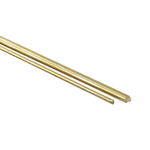 Runde Kupferstangen, Messing-Rundstab, 2er-Pack, mehrere Größen, 500 mm(1.2x500mm) von WEITINGKKK