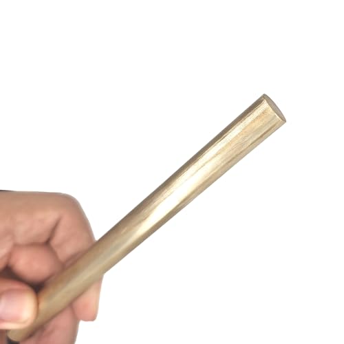 Runde Kupferstangen, Messing Rundstab H59 Mehrere Größen(50x250mm) von WEITINGKKK