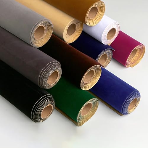 Samt Filz Blatt, Selbstklebende Schubladeneinlage aus Samtfilz, mehrfarbig, 50 x 150 cm(Dark Cream White) von WEITINGKKK