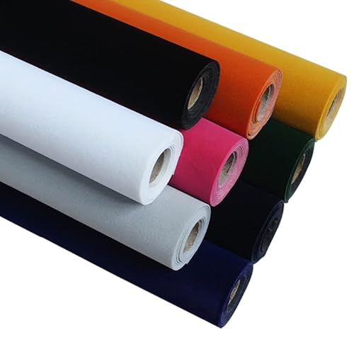 Düsen Spitze, Selbstklebender Samt-Schubladeneinlagestoff, DIY, mehrfarbig, 50 x 150 cm (19 x 59 Zoll)(Red) von WEITINGKKK