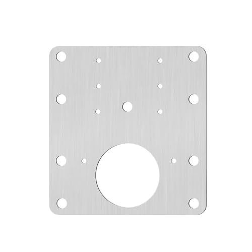 Scharnierreparatur, Scharnier-Reparaturplatte for Schrank, Edelstahl, 90 x 90 mm, 2 Stück(10pcs) von WEITINGKKK