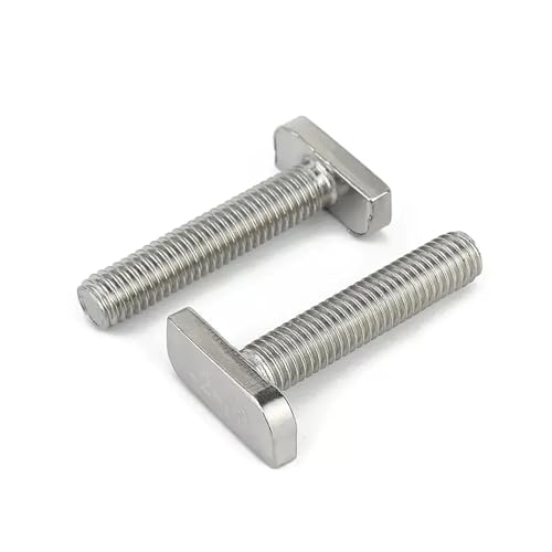 Schraube mit Vierkantkopf, T-Schraube/T-Bolzen/Vierkantschraube aus Edelstahl 304/23 Kopftyp(5pcs M8X25) von WEITINGKKK