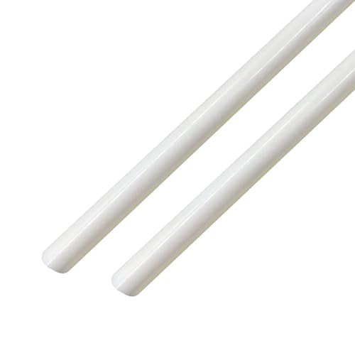 Spiegel-Titanoxid-Keramikstab, 2er-Pack Zirkonia-Keramikstäbe, hochglanzpolierte Isolierung, 100 mm Länge, 5–10 mm Durchmesser(Diameter 8mm) von WEITINGKKK