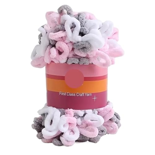 WEITINGKKK Hakenfeder, 1pc Polyester Finger Loops Garn Handgewebt Dick for DIY Stricken Und Häkeln Decke Liefert(Color-10) von WEITINGKKK