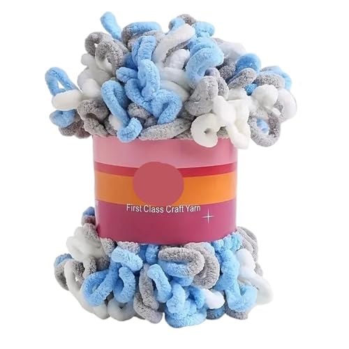 WEITINGKKK Hakenfeder, 1pc Polyester Finger Loops Garn Handgewebt Dick for DIY Stricken Und Häkeln Decke Liefert(Color-17) von WEITINGKKK