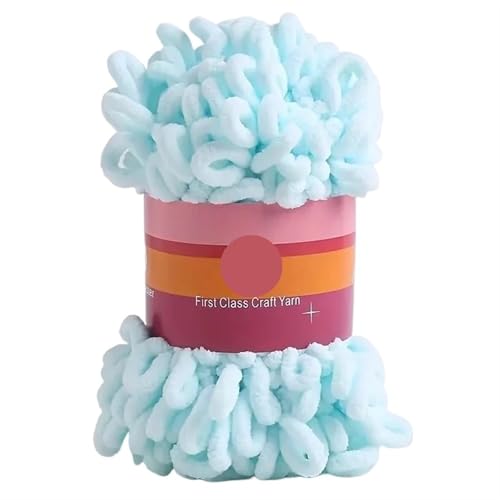 WEITINGKKK Hakenfeder, 1pc Polyester Finger Loops Garn Handgewebt Dick for DIY Stricken Und Häkeln Decke Liefert(Color-19) von WEITINGKKK