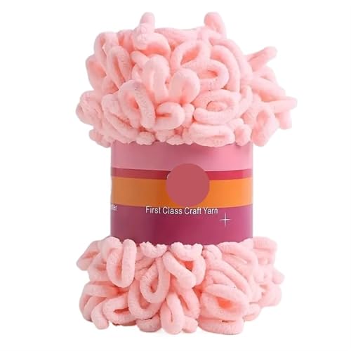 WEITINGKKK Hakenfeder, 1pc Polyester Finger Loops Garn Handgewebt Dick for DIY Stricken Und Häkeln Decke Liefert(Color-6) von WEITINGKKK