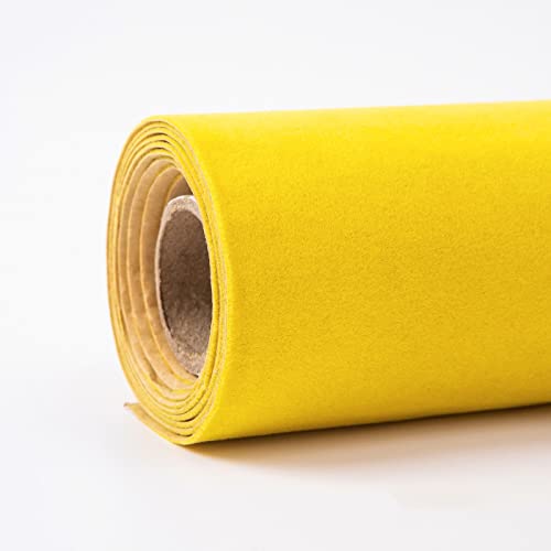 Düsen Spitze, Selbstklebende Samt-Flock-Stoff-Liner-Rolle 50cm x 150cm Multicolor(Yellow) von WEITINGKKK
