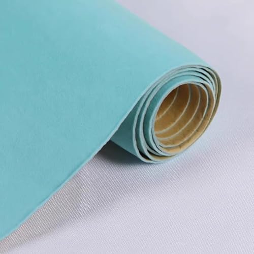Düsen Spitze, Selbstklebende Samt-Flockstoff-Einlage for die Aufbewahrung von Bastelutensilien, 50 cm x 150 cm, mehrfarbig, Mehrfachpackung(Blue,5pcs) von WEITINGKKK