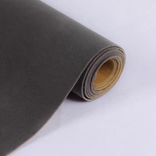 Düsen Spitze, Selbstklebende Samt-Flockstoff-Einlage for die Aufbewahrung von Bastelutensilien, 50 cm x 150 cm, mehrfarbig, Mehrfachpackung(Dark Gray,1 pcs) von WEITINGKKK