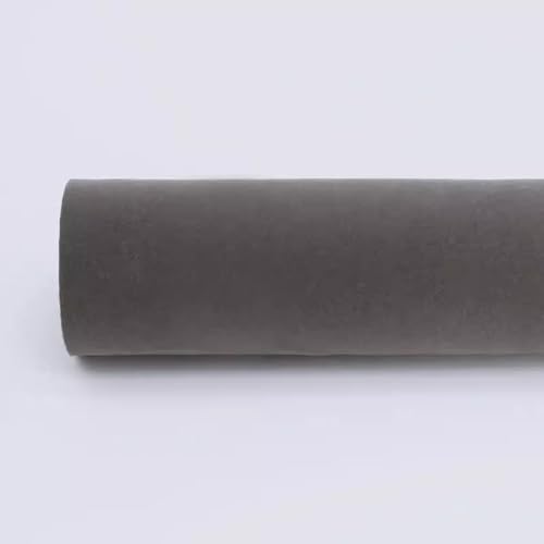 Düsen Spitze, Selbstklebende Samtstoffrolle, 50 cm x 150 cm, 1er-, 2er-, 3er-, 5er-Pack, mehrfarbig(Dark Gray,3pcs) von WEITINGKKK