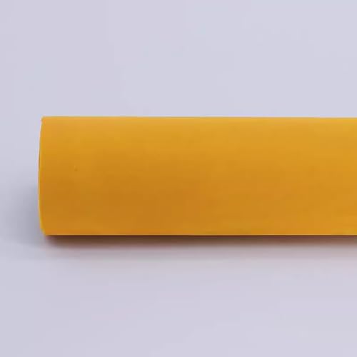 Düsen Spitze, Selbstklebende Samtstoffrolle, 50 cm x 150 cm, 1er-, 2er-, 3er-, 5er-Pack, mehrfarbig(Dark Yellow,5pcs) von WEITINGKKK