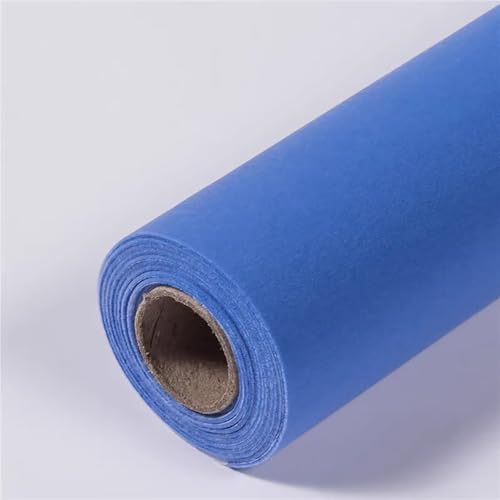 WEITINGKKK Samt Filz Blatt, Selbstklebender Filzstoff mit Samt-Flockrücken, 50 x 150 cm, 19 x 59 Zoll, mehrfarbig(Blue) von WEITINGKKK