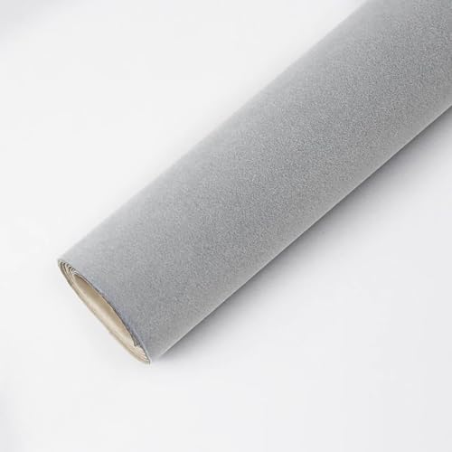 Düsen Spitze, Selbstklebender Samt-Flockstoff-Liner, 50 x 150 cm, mehrfarbig, mehrere Mengen(Grey,5pcs) von WEITINGKKK