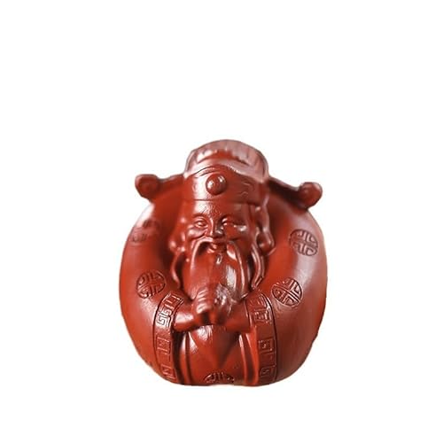 WEITINGKKK Tee Haustier Figur Feng Shui Ornament, Zisha Tee Haustier Tee Spielen Kann Wachsen Tee-Set Home Office Keramik Ornamente Tee Zeremonie Kung Fu Tee-Set Desktop Haustier von WEITINGKKK