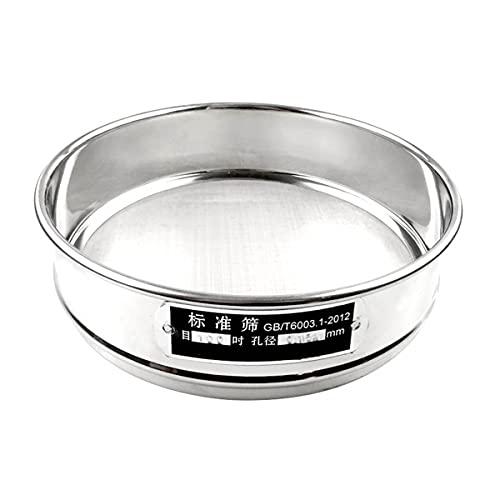 WEITINGKKK Tests aus Edelstahl, Analysensieb aus Edelstahl, 20 cm, Maschenweite 1–1000, mehrere Größen, 1 Stück(500 Mesh) von WEITINGKKK