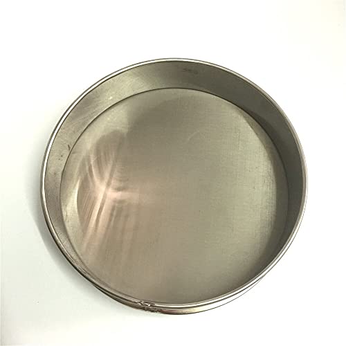 WEITINGKKK Tests aus Edelstahl, Prüfsieb aus Edelstahl 304, 20 cm Durchmesser, Öffnung 0,008–0,063 mm, mehrere Größen(360 mesh) von WEITINGKKK