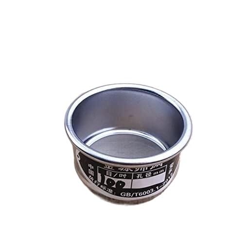 WEITINGKKK Tests aus Edelstahl, Prüfsieb aus Edelstahl 304, 5 cm Durchmesser, 2–2000 Maschen, mehrere Größen(600 mesh(0.026mm)) von WEITINGKKK