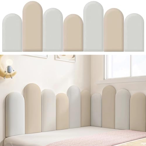 WEITINGKKK Wandpolster, Wandpaneele und Kopfteil für Kinderzimmer, mehrfarbig, 80-200 x 55 cm (D, 80 x 55 cm) von WEITINGKKK