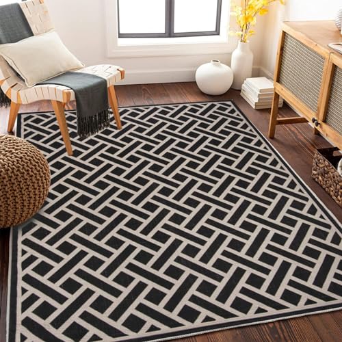 WEITINGKKK Wasserdichter Outdoor-Teppich Garten-Teppich, Leicht zu reinigen for Balkon, Hof, tragbare Picknickmatte for Wohnmobile(C,180 * 280cm) von WEITINGKKK