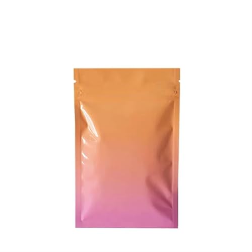 WEITINGKKK Ziplock-Beutel wiederverschließbar, Packung mit 50 Aluminiumfolie Lebensmittel Lagerung Ziplock Taschen Multicolor Mehrere Größen(G,12x18cm) von WEITINGKKK