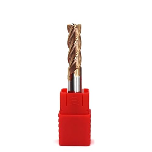 manuelle Messer, CNC-Fräser aus Vollhartmetall, 4-schneidig, HRC60, Goldbeschichtung, Wolframstahl, mehrere Größen(12.0x12Dx75L) von WEITINGKKK